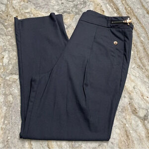 Kit and Ace Straight Leg Trouser High Rise Adjustable Zip Waistband 6